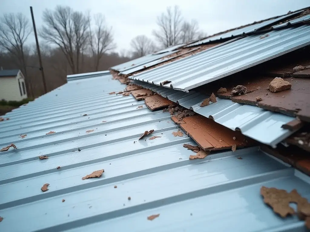Severe Storm Damage Roof image