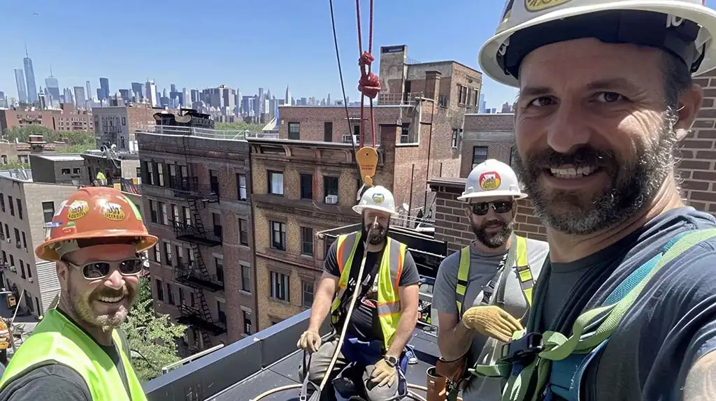 Roofers Planning on a Flat roofing installation